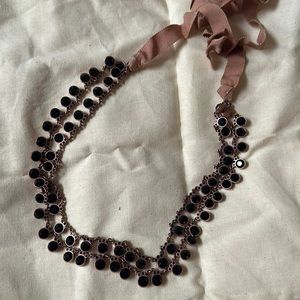 J. Crew copper tie necklace